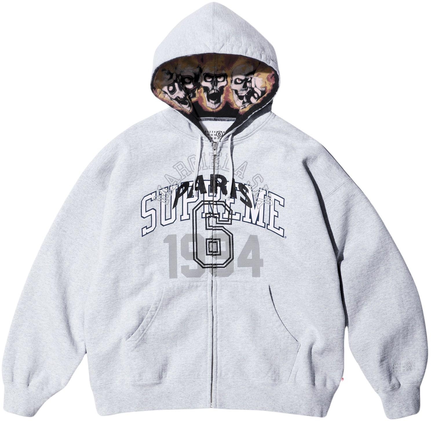 Supreme®/MM6 Maison Margiela Zip Up Hooded Sweatshirt view 7